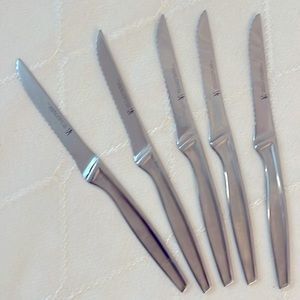 J A Henckels 8.5” Stainless Steel Steak Knife Set of 5